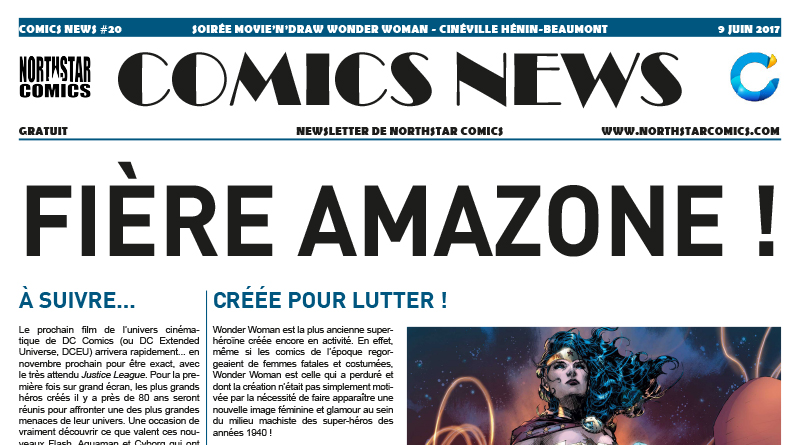 Comics News : Soirée Movie’n’Draw Wonder Woman